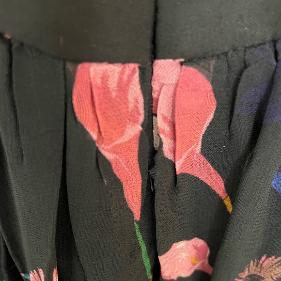 Maeve Deep-V Printed Maxi Dress Anthropologie - Picture 7 of 9